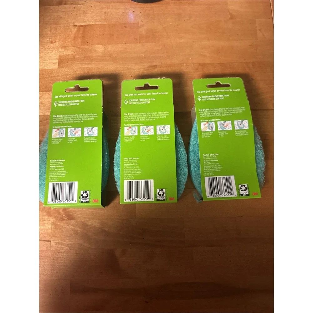 (5 Pack) 3M Scotch-Brite Non-Scratch Tub &‎ Tile Scrubber Refill Pads